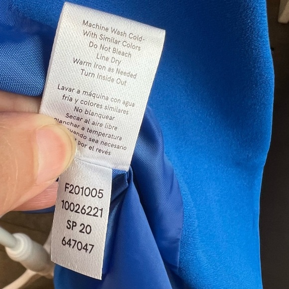 Venus Royal Blue Women’s Open Front Blazer Coat Jacket Size 14 Business Suit - Picture 12 of 15